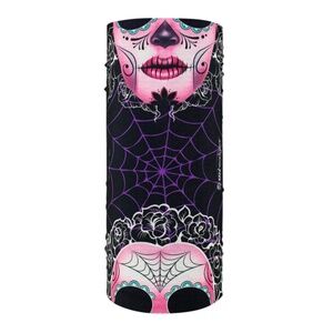 ZANheadgear - Motley Tube Headgear (Buff) - SportFlex Series Sugar Skull - NWOT